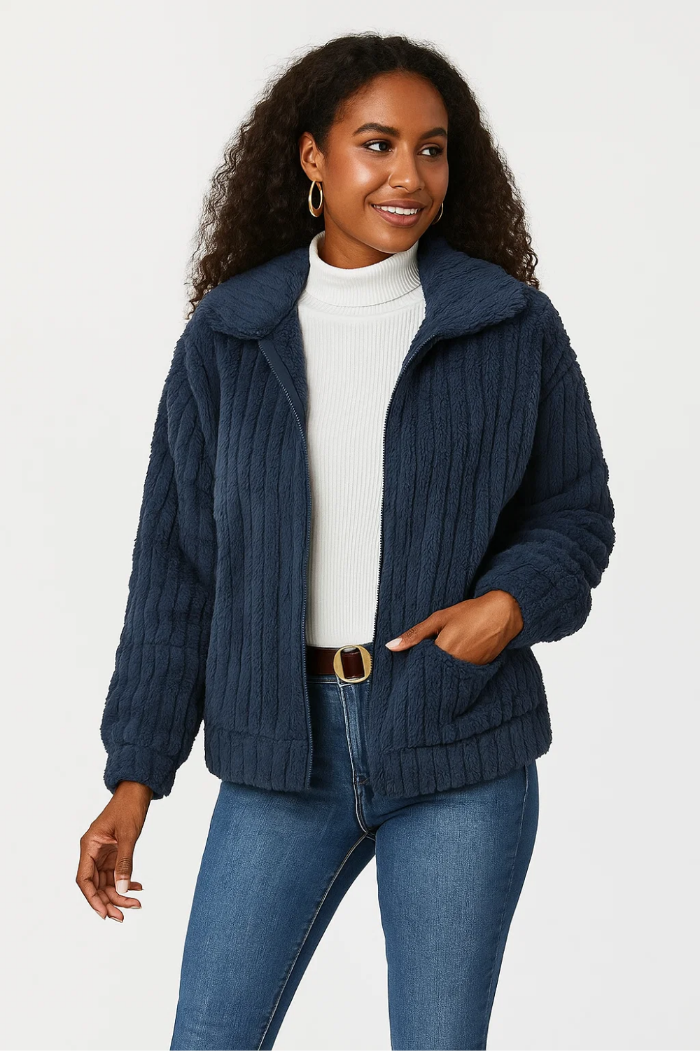 Warm Teddy Jacket for Women