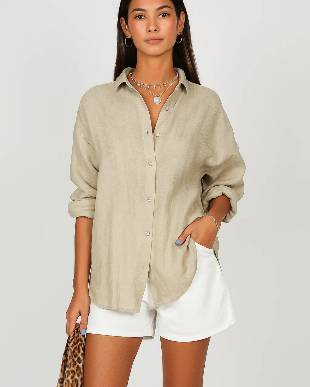 Women's Loose-Fitting Summer Blouse