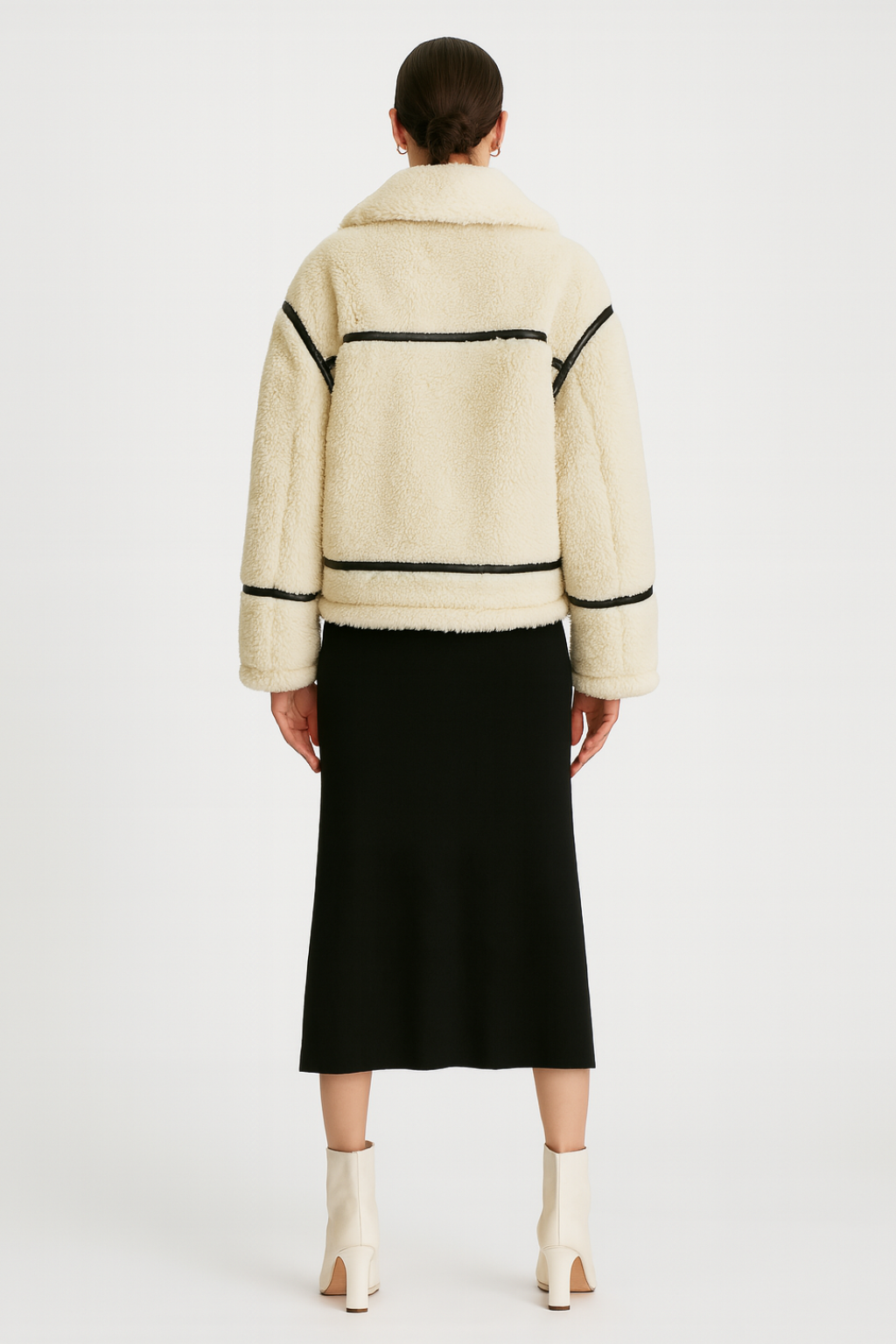 Women’s Fleece Zip Oversized Jacket