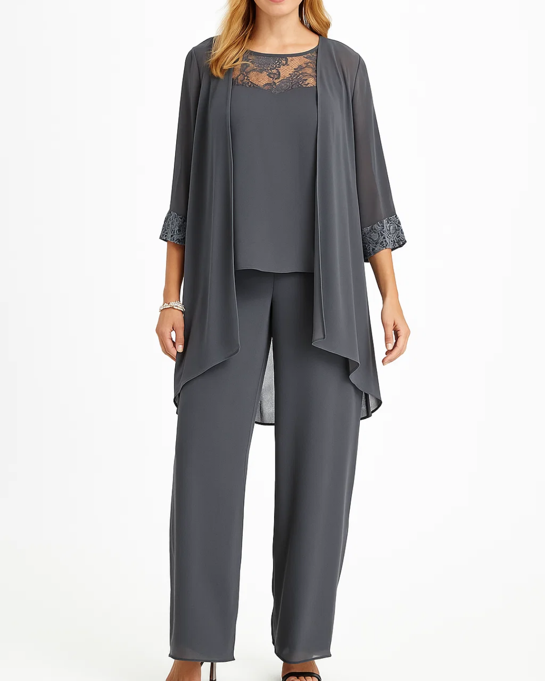 Women's Three-Piece Formal Set With Coordinated Fit