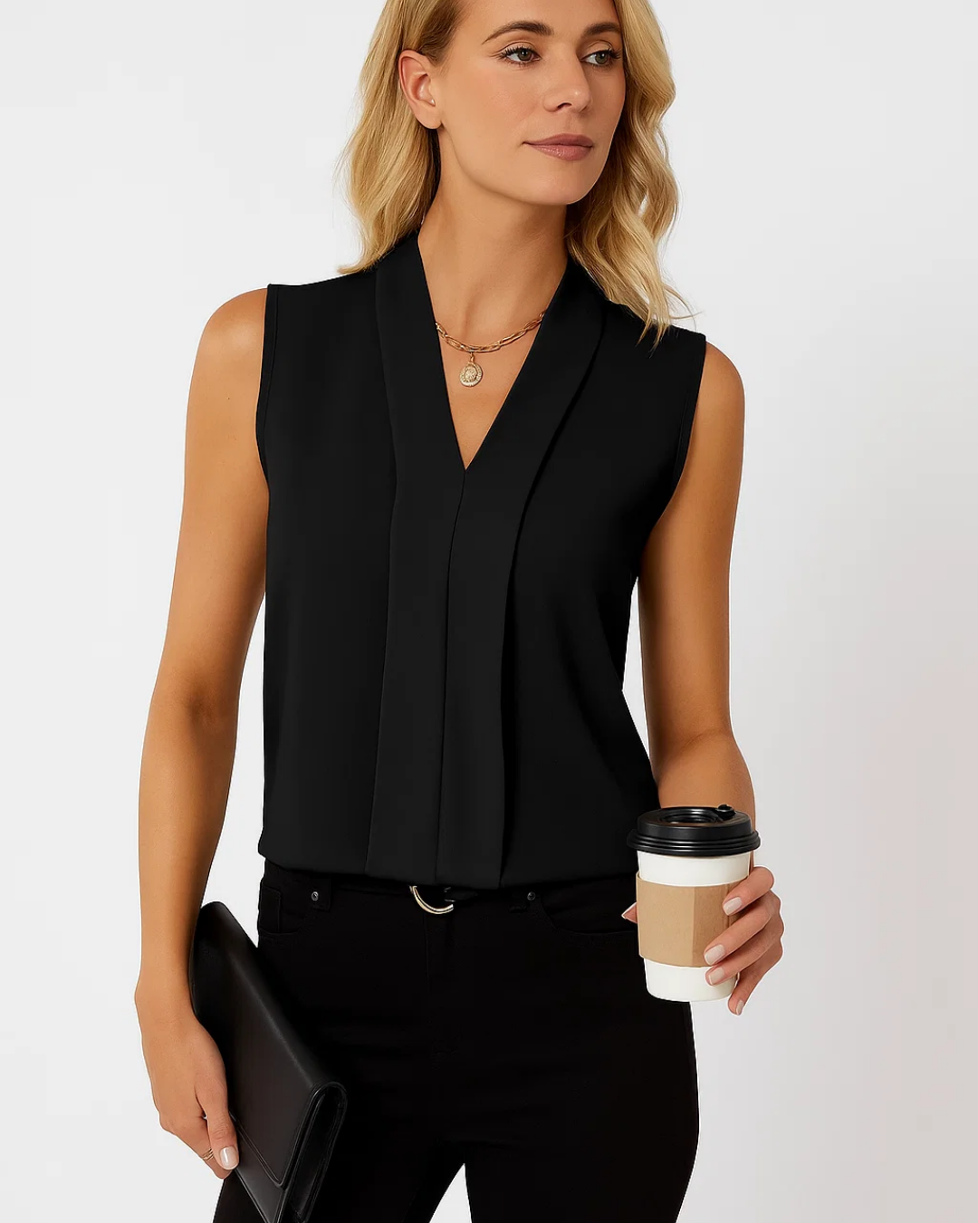 Women’s Elegant Sleeveless Blouse