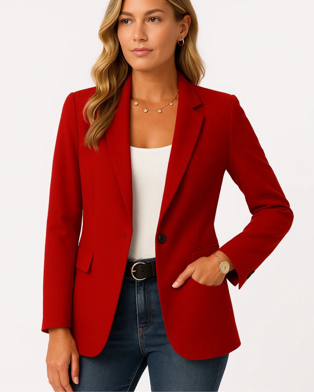 Women's Fitted Business Casual Blazer