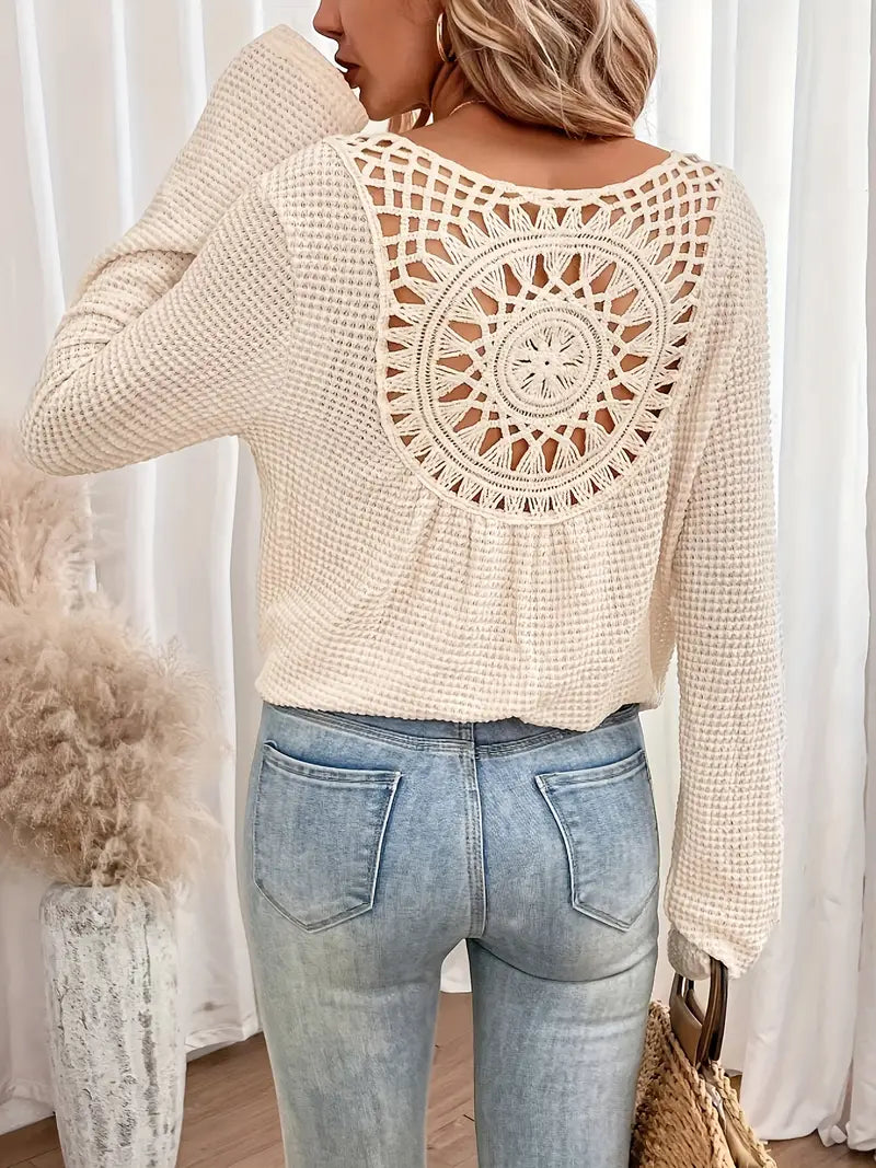 Francesca | Elegant V-Neck Sweater