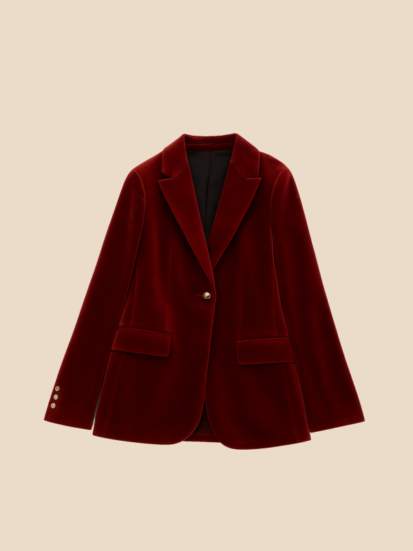 Gabriella | Velvet Blazer for Women