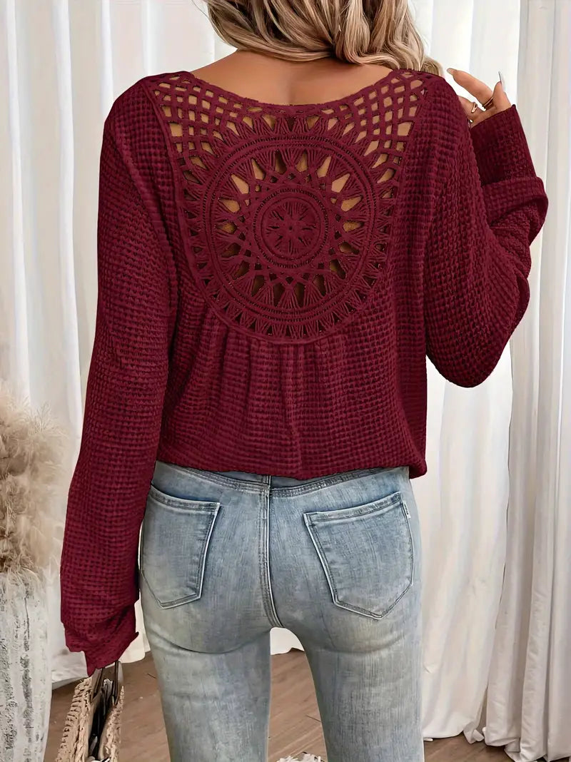 Francesca | Elegant V-Neck Sweater