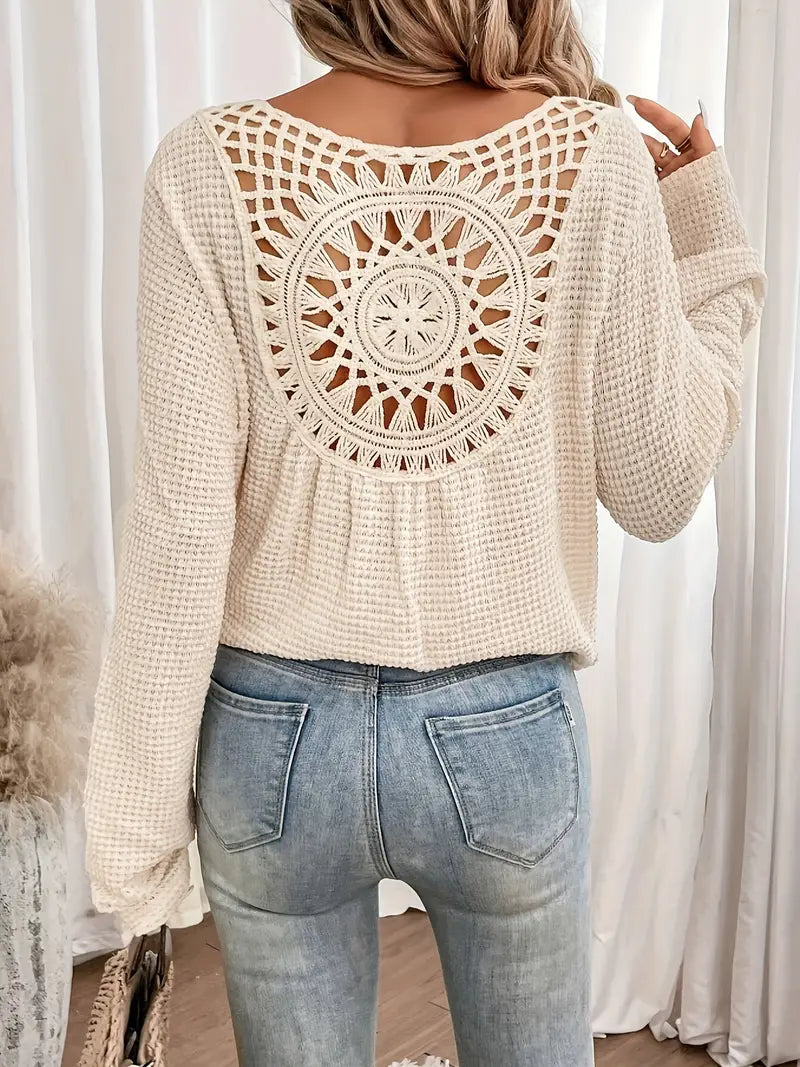 Francesca | Elegant V-Neck Sweater