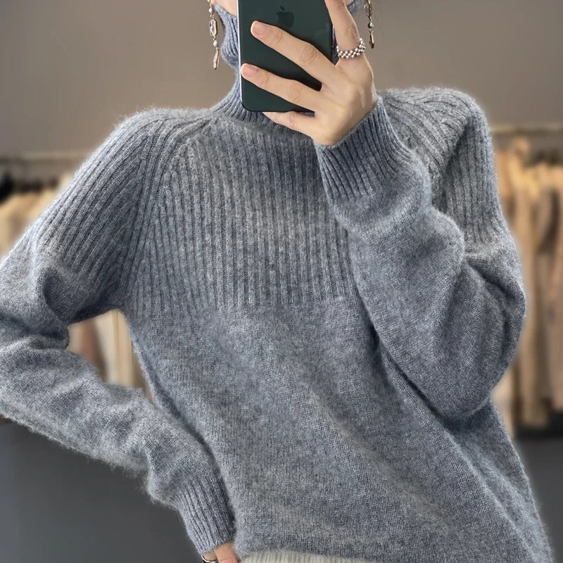 Edita - Women's Turtleneck Sweater
