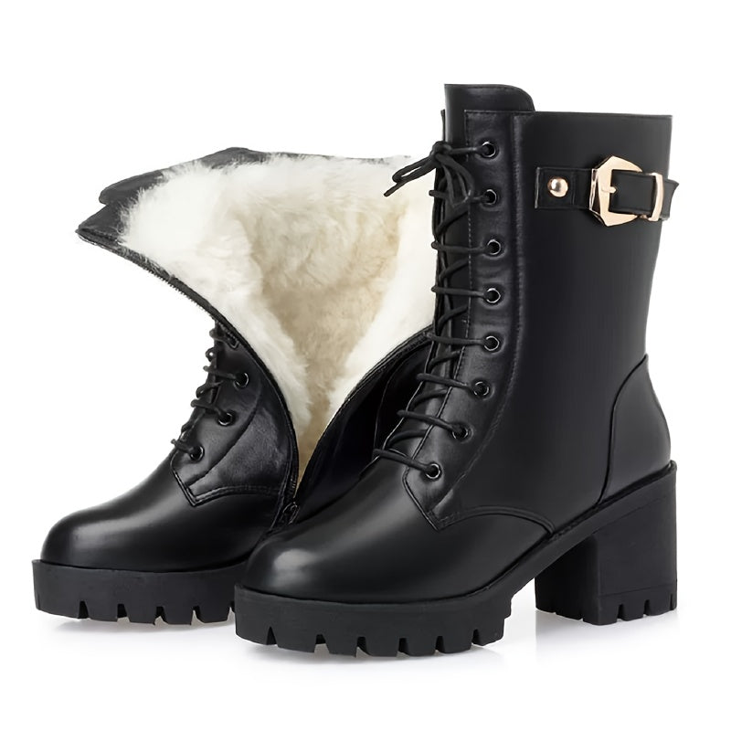 Ankle Boot – Round Toe & Zipper For Stability While Walking