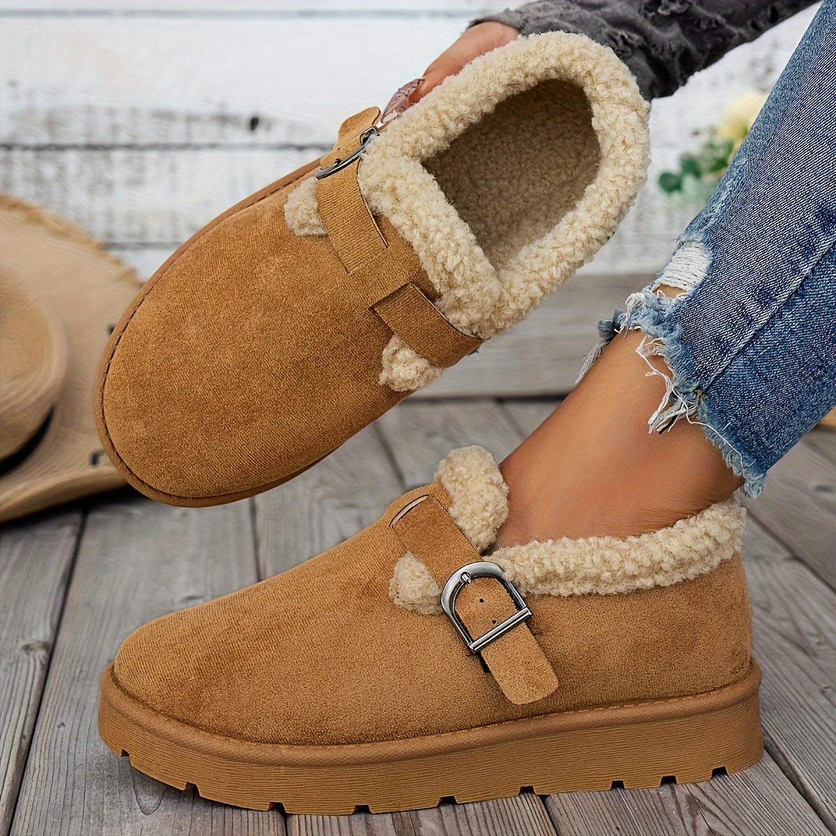 Ankle Boots – Plush Lined and Thick Rubber Sole