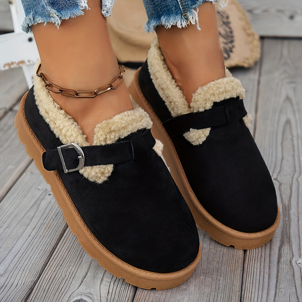 Ankle Boots – Plush Lined and Thick Rubber Sole