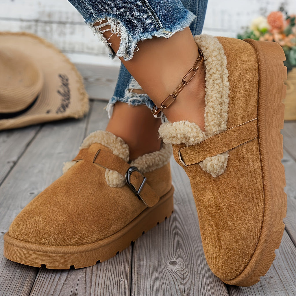 Ankle Boots – Plush Lined and Thick Rubber Sole