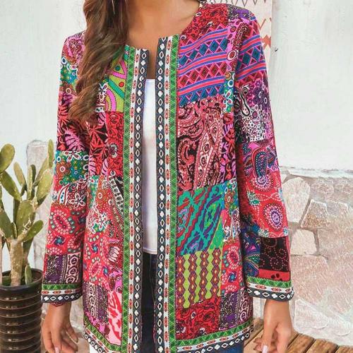 Zoe | Women's Floral Print Lightweight Jacket