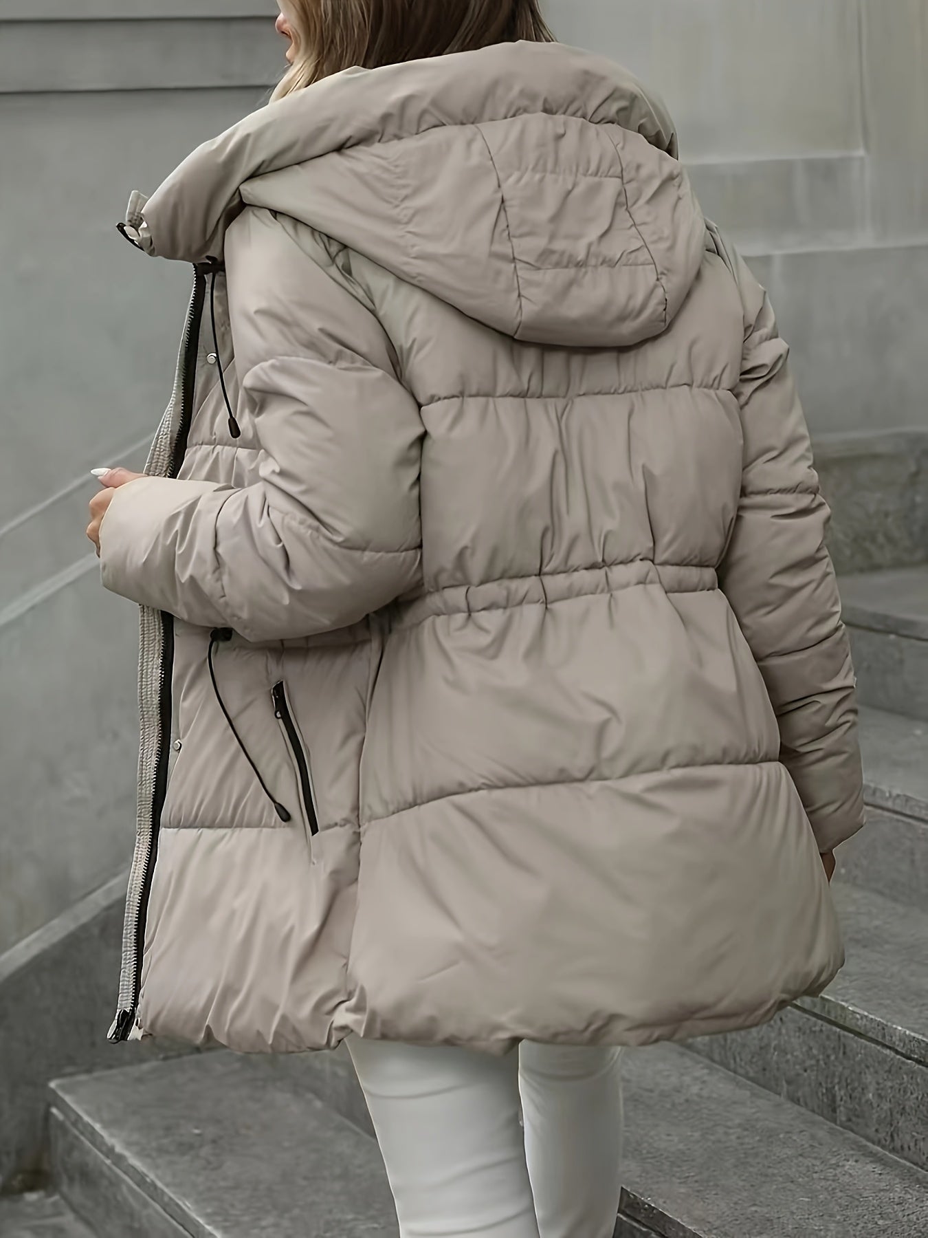Jacket - Hood & Adjustable Waistband