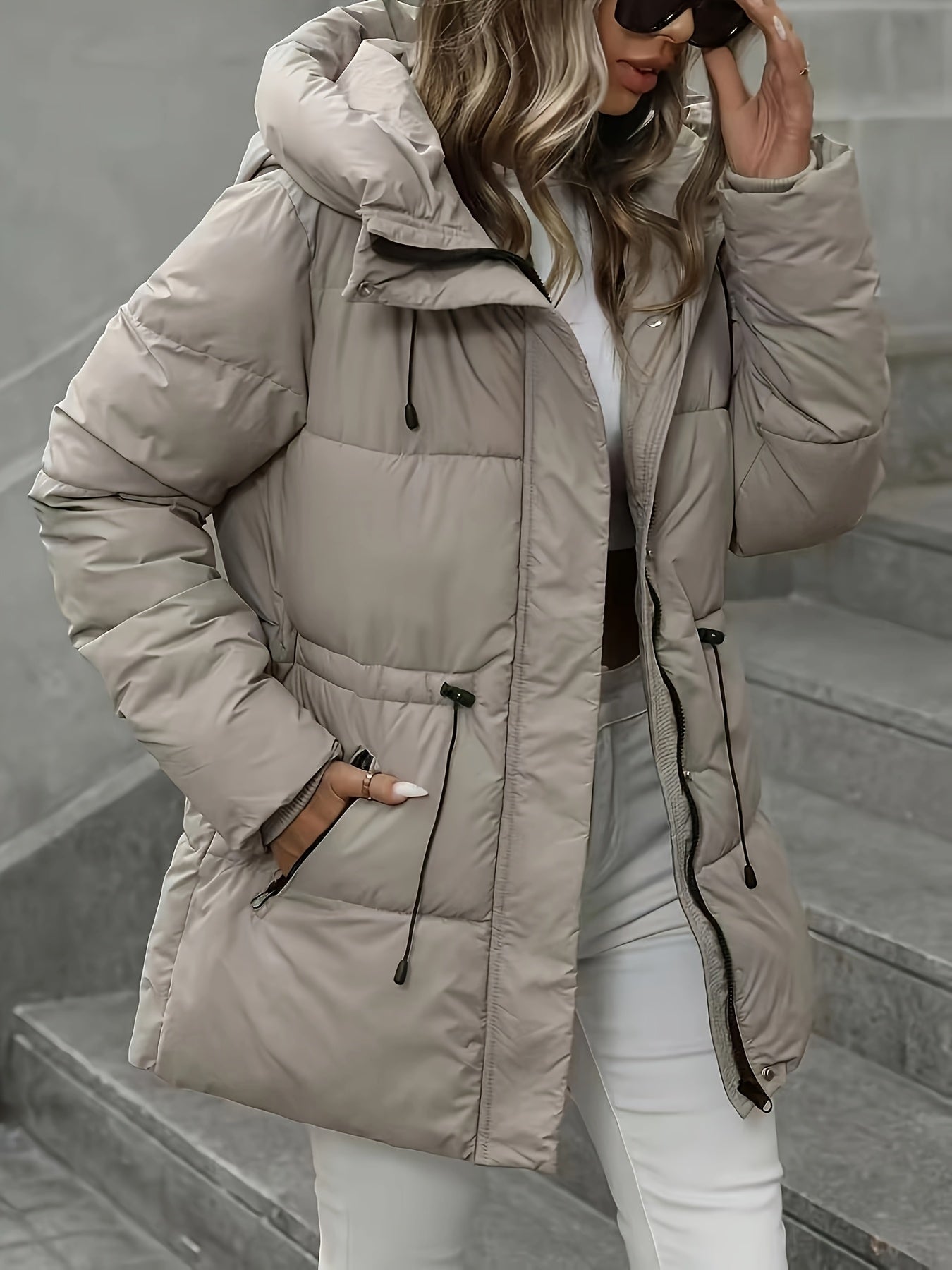 Jacket - Hood & Adjustable Waistband