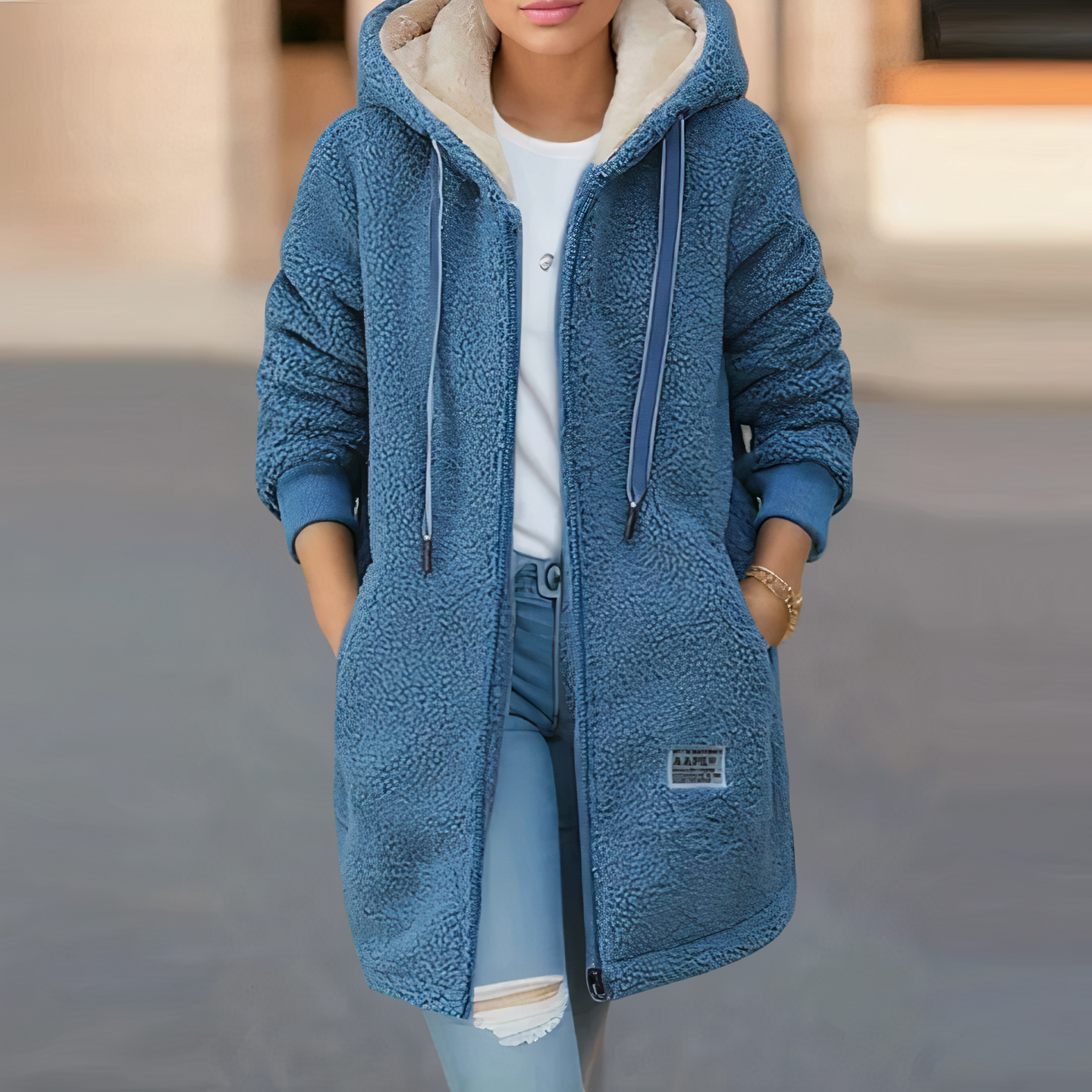 Adalyn | Women's Casual Hooded Fleece Jacket