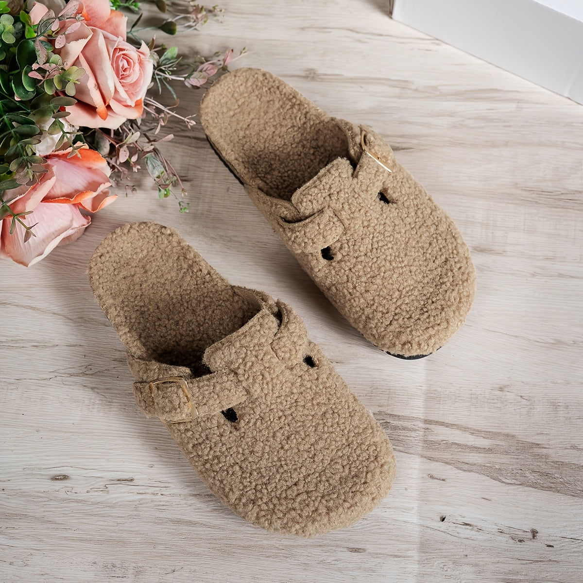 Plush Slip-Ons – Soft Upper & Padded Sole