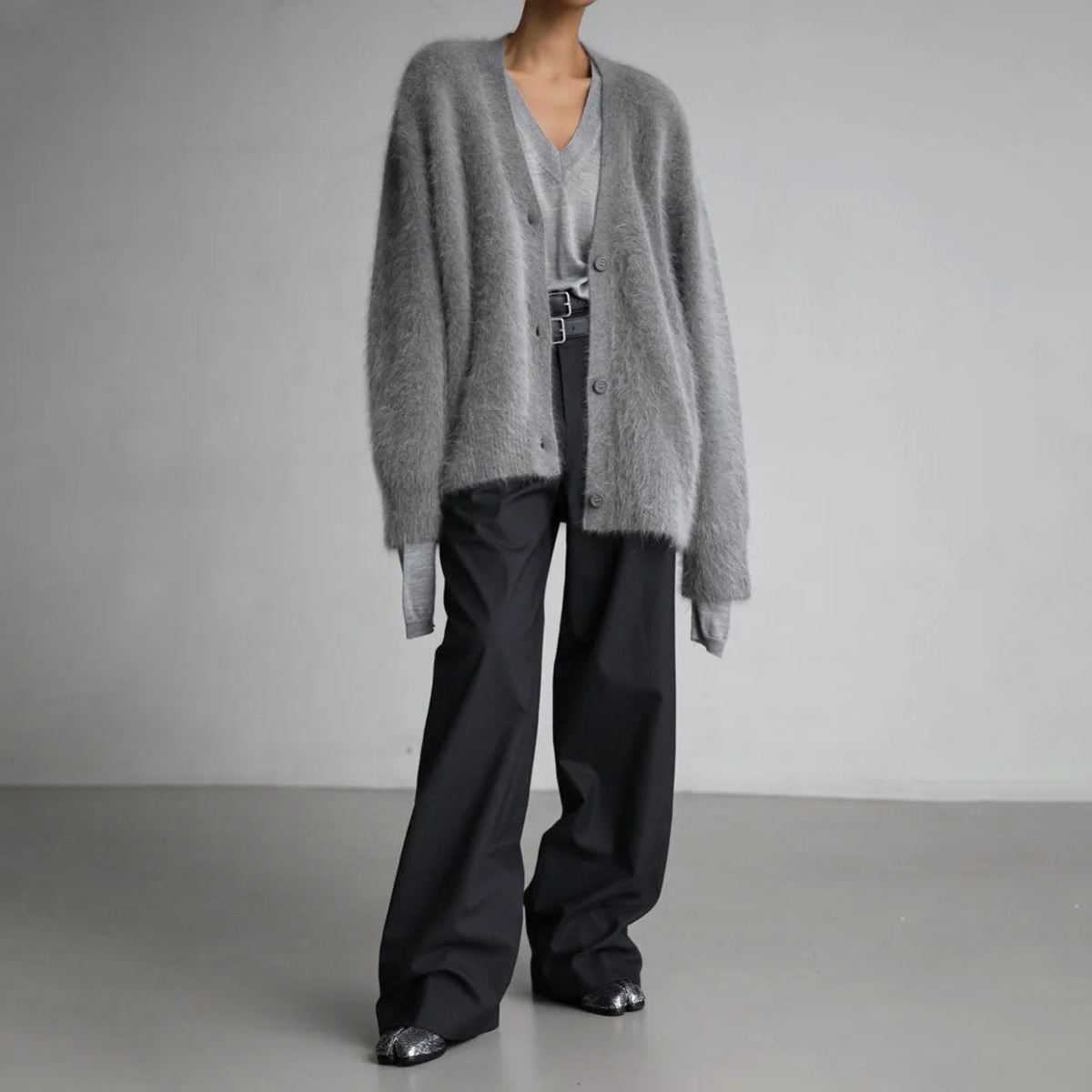 Demi | Women's Casual Plush Buttoned Cardigan