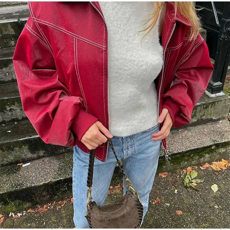 Sienna | Women's Casual Oversized Leather Jacket