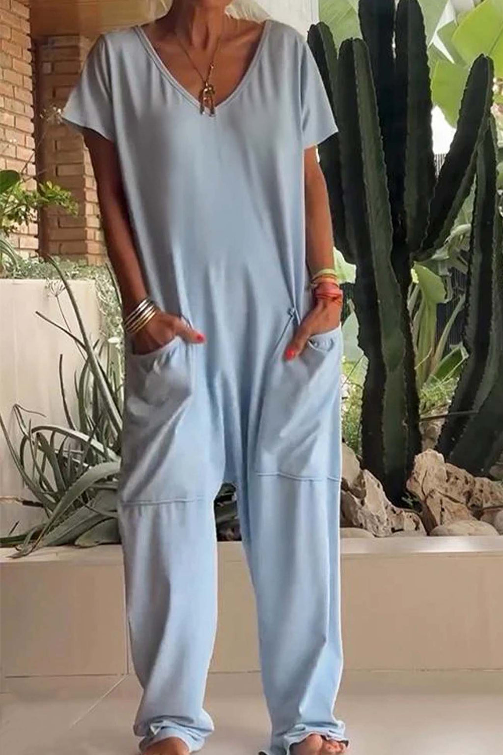 Michaela | Women's Casual Outfit Relaxed Style Jumpsuit