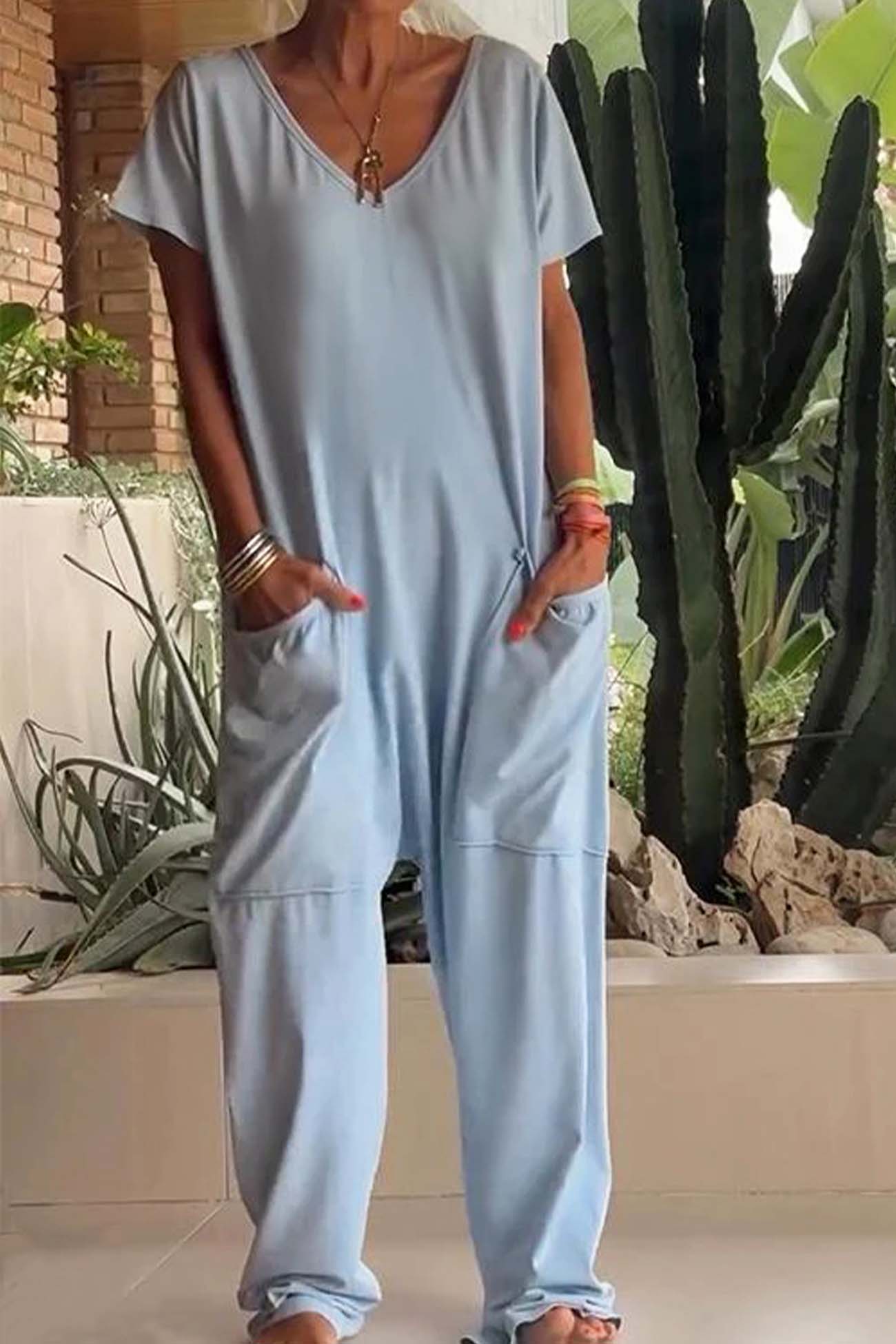 Michaela | Women's Casual Outfit Relaxed Style Jumpsuit