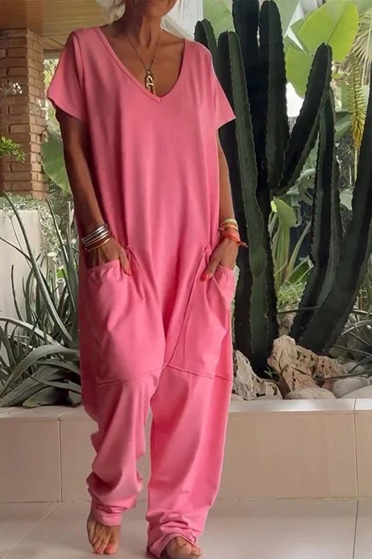 Michaela | Women's Casual Outfit Relaxed Style Jumpsuit