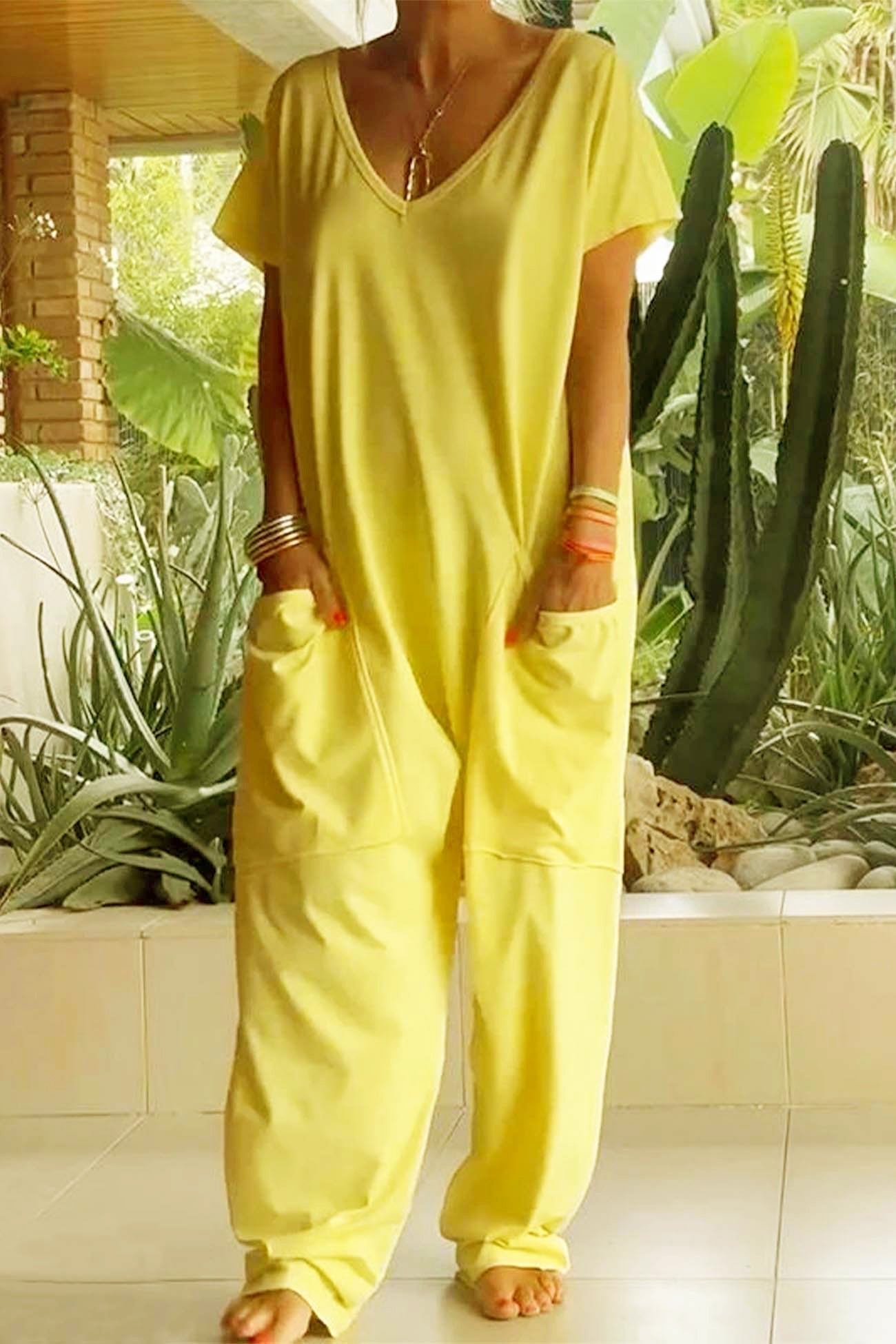 Michaela | Women's Casual Outfit Relaxed Style Jumpsuit