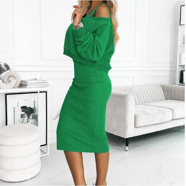 Bella | Women's Casual Sweatshirt and Dress Outfit Set