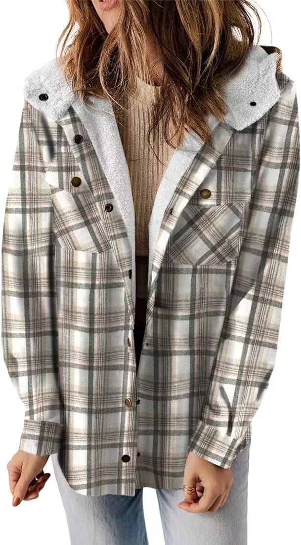 Kayla | Women's Hooded Wool-Blend Coat