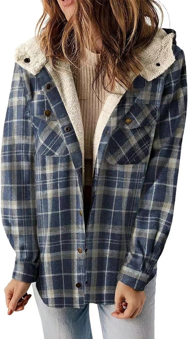 Kayla | Women's Hooded Wool-Blend Coat
