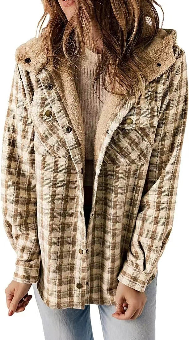 Kayla | Women's Hooded Wool-Blend Coat
