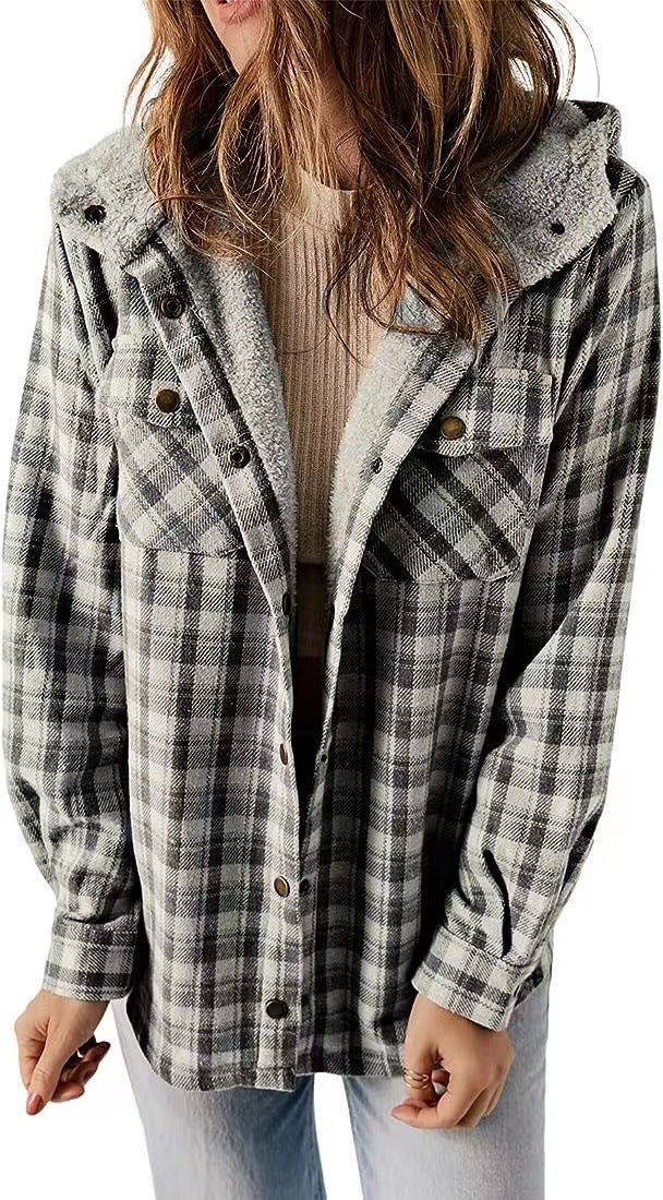 Kayla | Women's Hooded Wool-Blend Coat