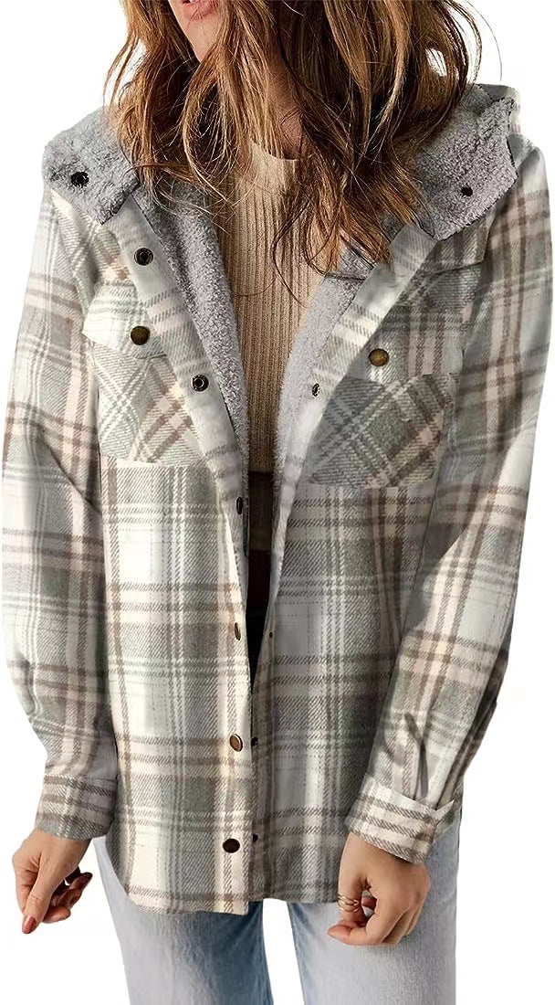 Kayla | Women's Hooded Wool-Blend Coat