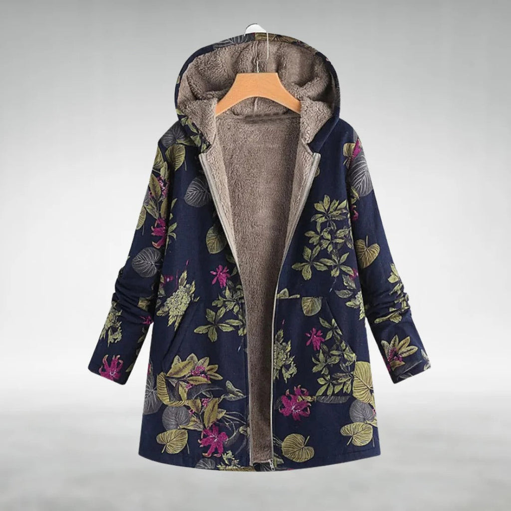 Daisy | Floral Fleece Jacket for Women