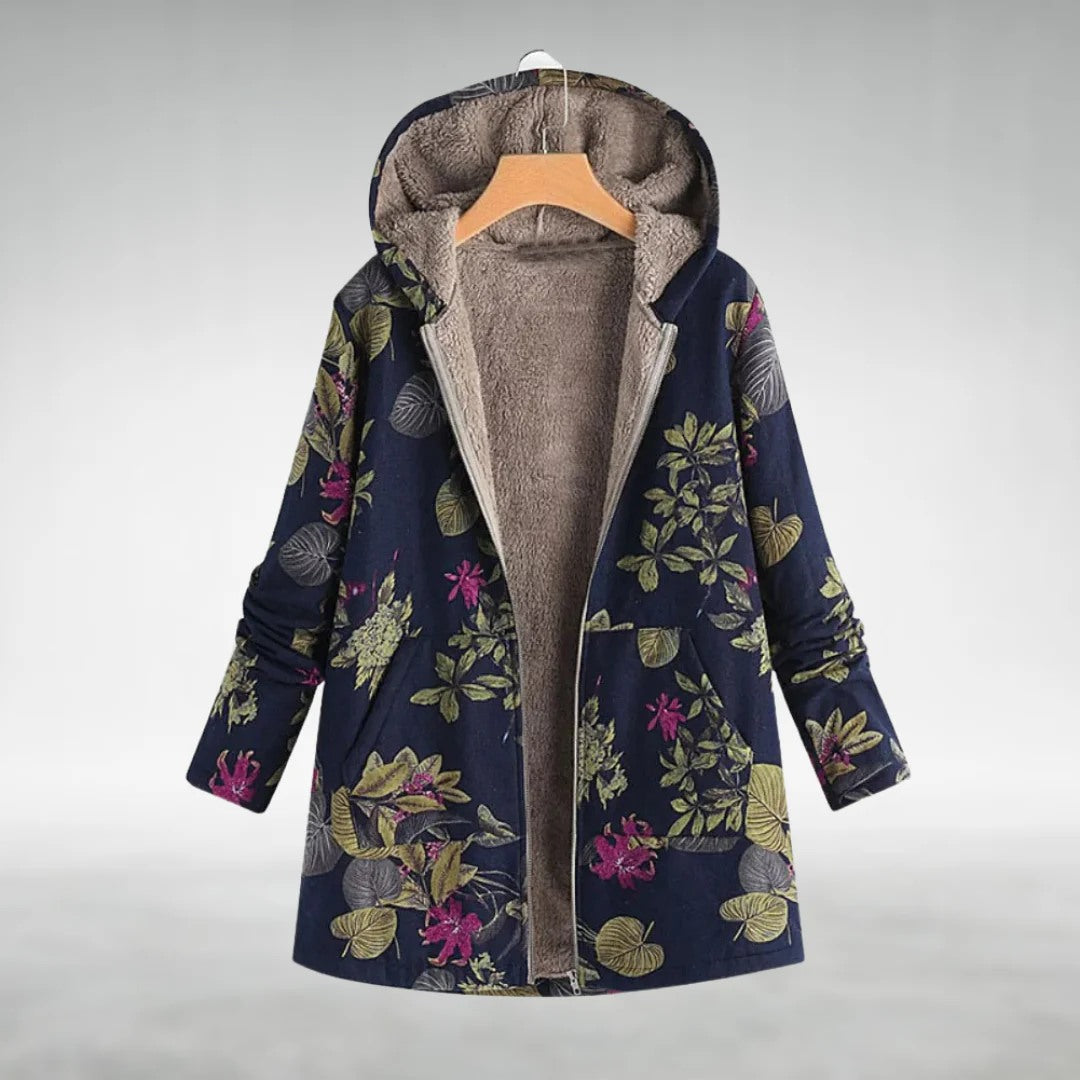 Daisy | Floral Fleece Jacket for Women