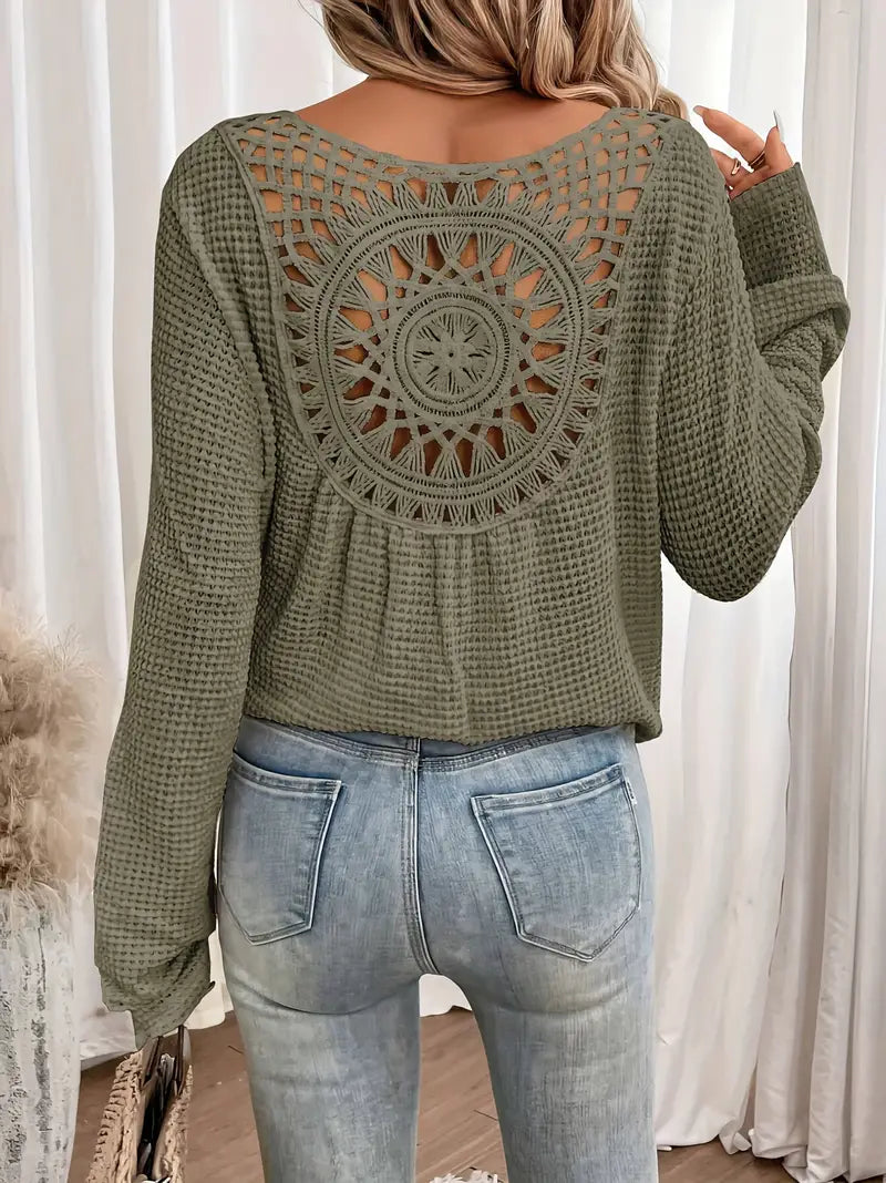 Francesca | Elegant V-Neck Sweater