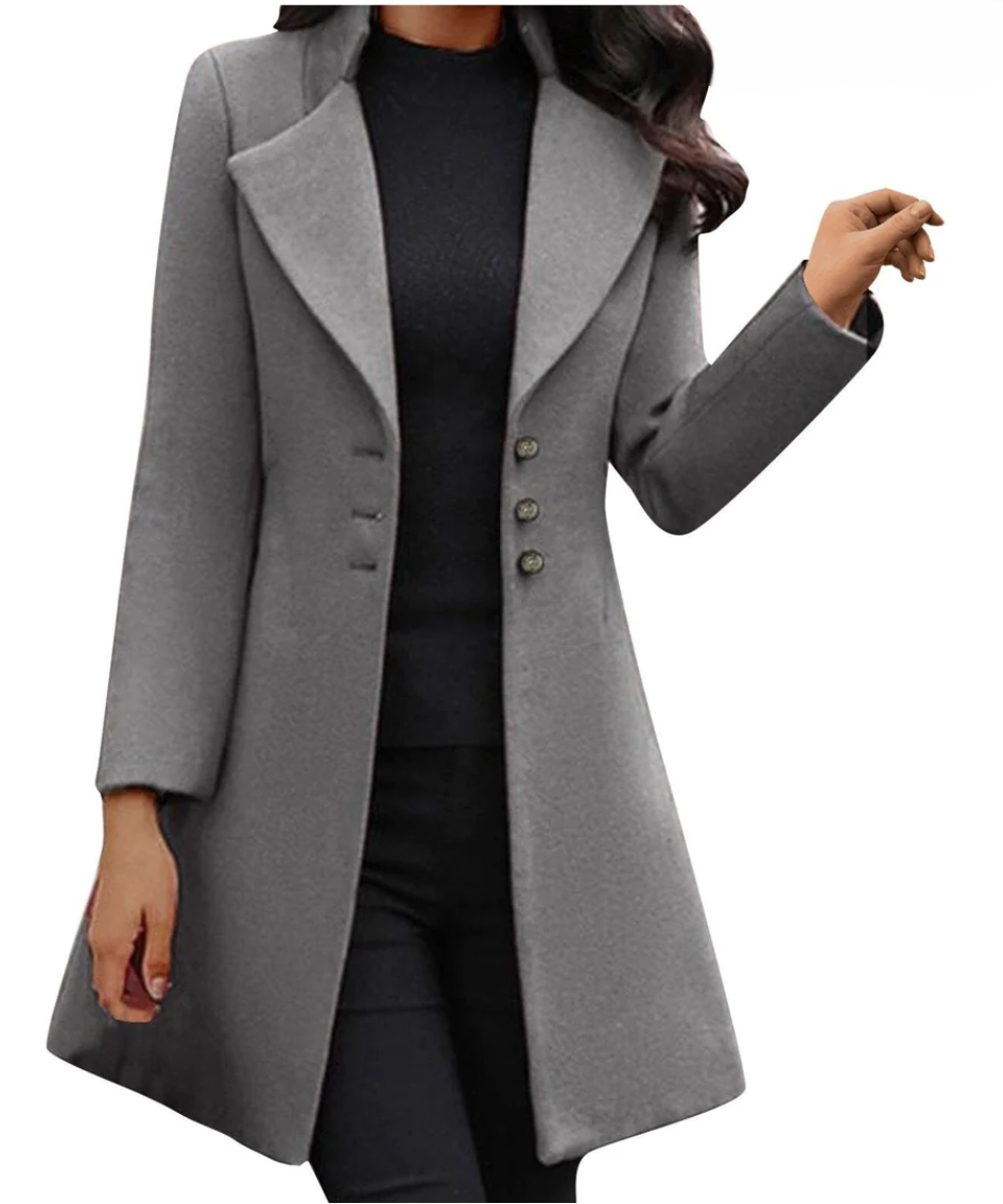 Kiara | Women's Elegant Long Sleeve Coat