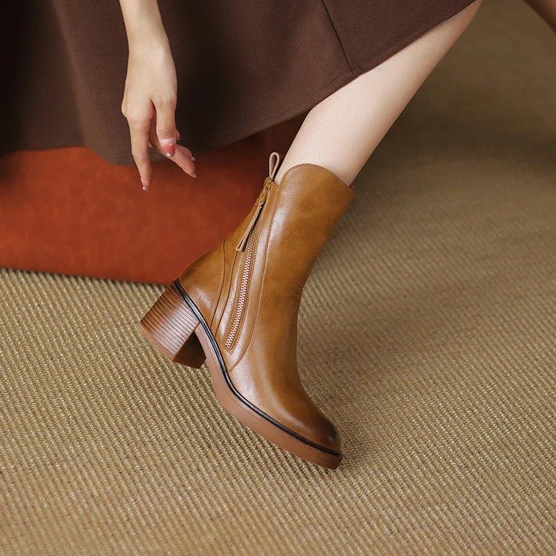 Reese | Women's Leather Ankle Boots