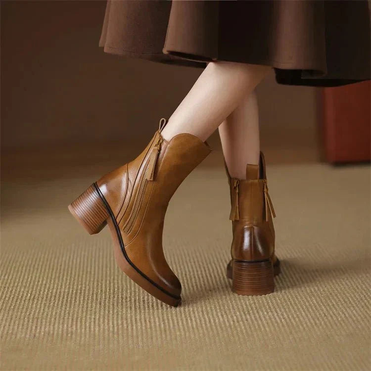 Reese | Women's Leather Ankle Boots