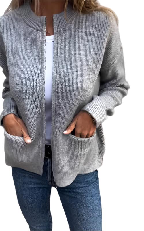 Penelope | Women's Zip-Up Cardigan