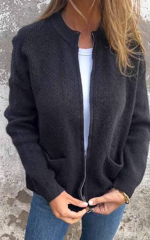 Penelope | Women's Zip-Up Cardigan