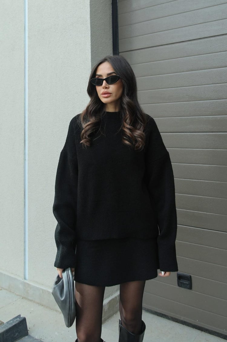 Heidi | Women's Elegant Outfit Sweater Skirt Set