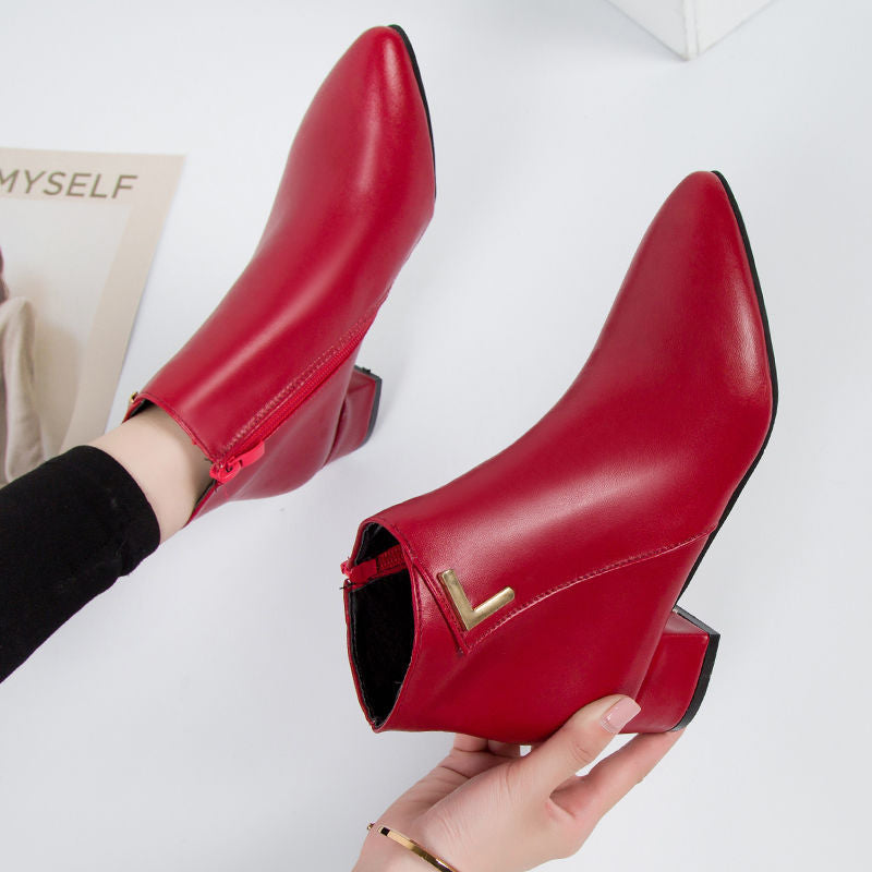 Lacey | Leather Ankle Boots for Women